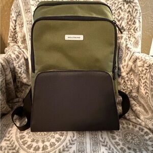 Moleskine Olive and Black Backpack